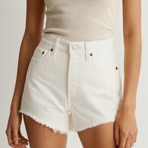 Levi’s 501 Original Cuf-Off Jean Shorts White